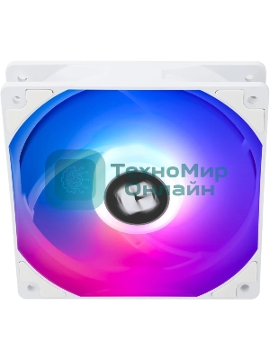 Кулер для корпуса Thermalright TL-C12CW-S (120x120x25мм, 4-pin PWM, ARGb, 66.17CFM, 25.6dBA, 1550RPM, белый)