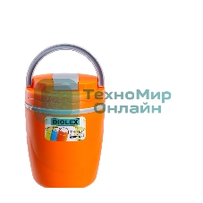 Термос Diolex DXC-1400-3-OR 1400 мл, оранжевый, пищевой пластик с колбой из нерж. стали