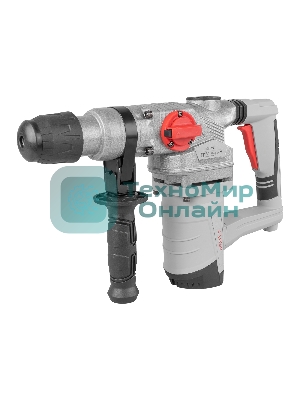 Перфоратор 1450Вт, SDS-plus, диаметр сверления бетона 35мм, вертикальный, СТАВР ПЭВ-1450, 2 режима работы, энергия удара 6.5Дж, число оборотов 1100об/мин, частота ударов 5100уд/мин, длина кабеля 3м (набор оснастки, кейс).