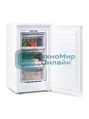 Морозильная камера Бирюса 412 белый, 80л, 3 ящика