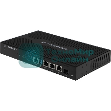 Маршрутизатор Ubiquiti ER-4-EU EdgeRouter 4 4 ядра (1 ГГц), 3х 1G RJ45, 1х SFP