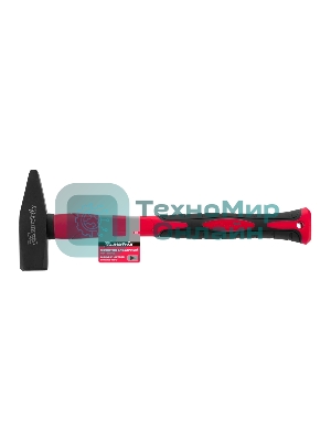 Молоток слесарный Matrix optimal 800 г, фибергласовая обрезиненная рукоятка, квадратный боек