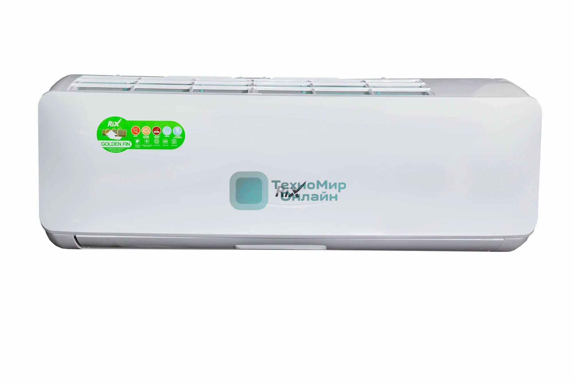 Кондиционер сплит-система настенного типа RIX LITE I/O-W09MB 9000 BTU, 25 м², 24 дБ, охлаждение, обогрев, осушение, белый