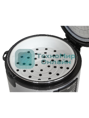 Мультиварка JVC JK-MC501 5 л, 860 Вт, серебристый/черный, металл