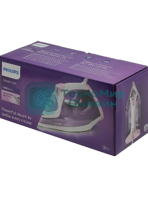 Утюг Philips DST3010/30, 2000 Вт,140г, сиреневый