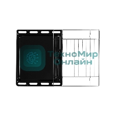 Духовой шкаф электрический встраиваемый LEX EDM 042 IX нержавеющая сталь/черный