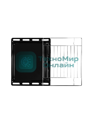 Духовой шкаф электрический встраиваемый LEX EDM 042 IX нержавеющая сталь/черный