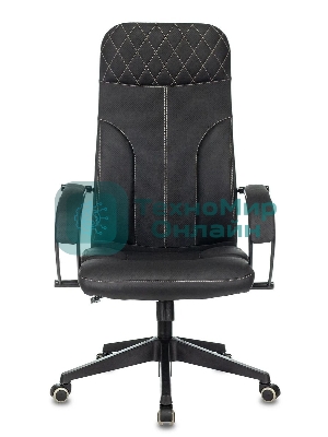 Кресло Бюрократ CH-608/ECO черный, экокожа