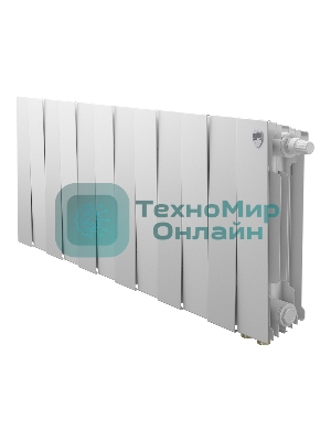 Радиатор биметаллический Royal Thermo PianoForte 300 белый VR80 - 12 секц.