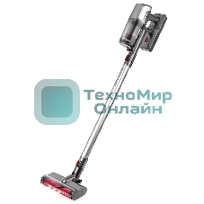 Пылесос вертикальный BRAYER BR4265 серый, питание от аккумулятора, 320 Вт, уборка сухая, пылесборник 0.5 л