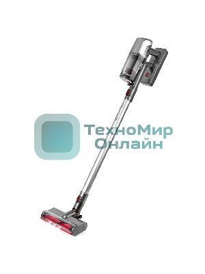 Пылесос вертикальный BRAYER BR4265 серый, питание от аккумулятора, 320 Вт, уборка сухая, пылесборник 0.5 л