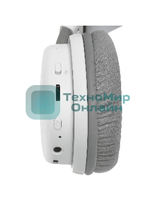 Гарнитура AULA G7 белый, беспроводная + проводная, до 65 ч, съёмный микрофон, подсветка