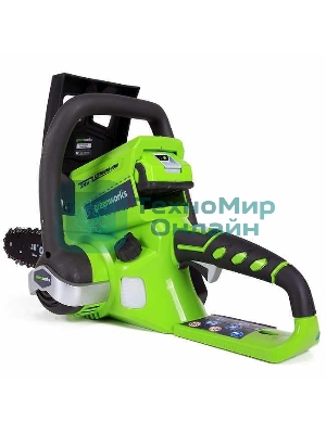 Цепная пила аккумуляторная GreenWorks G24CS25K2, 24V, 25 см, c АКБ 2Ач и ЗУ (2007707UA)