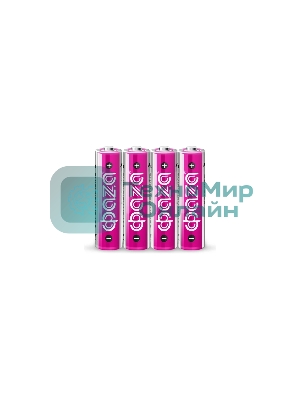 Элемент питания JazzWay алкалиновый, LR 6(АА)ФАZА Super Alkaline 4шт
