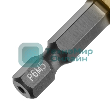 Сверло-метчик Denzel М10 х 1,25 мм, Р6М5