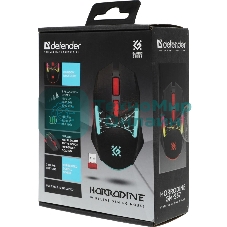 Мышь беспроводная Defender Horrodine GM-237 черный, 3200 dpi, радиоканал, USB, кнопки - 6