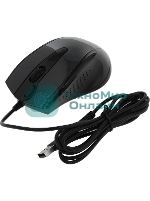 Мышь проводная A4Tech N-500FS черный, 1200 dpi, USB, кнопки - 4