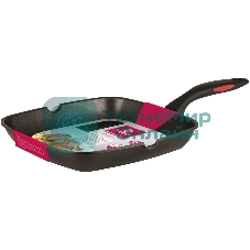 Сковорода-гриль Rondell Perfect RDA-1562, 28 см, без крышки, черный