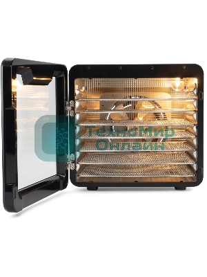 Сушка для фруктов и овощей Hyundai HYFD-8802 14под. 600Вт серебристый