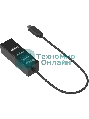 USB-концентратор Buro BPH-C-1906, USB-C, USB 2.0 4 порта, USB