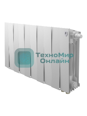 Радиатор биметаллический Royal Thermo PianoForte 300 белый VR80 - 10 секц.