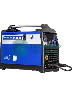 Сварочный полуавтомат Aurora SPEEDWAY 165 SYNERGIC инвертор TIG/МIG/МAG/MMA/FCAW, 6.2 кВт