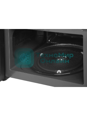 Микроволновая печь Haier HMB-DG208BA черный, 20 л, 800 Вт, переключатели - кнопки, поворотный механизм