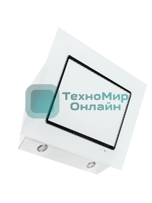 Вытяжка наклонная Elikor Оникс 90П-1000-Е4Д белый, 90 см, 1000 куб. м/ч, 59 дБ