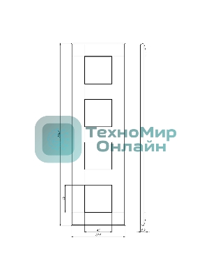 Рамка DKC Avanti 4402908 4 поста (8 мод.) 