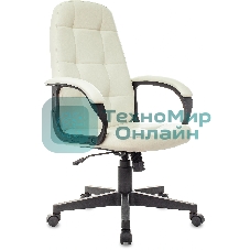 Кресло Бюрократ CH 002 OR-10 слоновая кость, экокожа