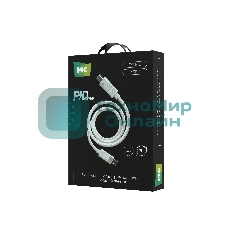 Дата-кабель MORE CHOICE (4620202555007) K87aa 2м USB 3.0A PD60W для Type-C Type-C- 2м, белый