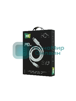 Дата-кабель MORE CHOICE (4620202555007) K87aa 2м USB 3.0A PD60W для Type-C Type-C- 2м, белый