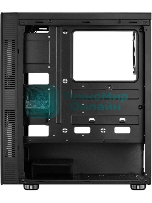 Компьютерный корпус Aerocool/Formula Python (3xUSB, 2xAudio, 0.5 мм,2x200 мм FAN, прозрачная стенка-закаленное стекло, ATX, без БП)