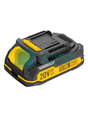 Батарея аккумуляторная Denzel BH-20-2.0, Li-Ion, 20 В, 2,0 А·ч