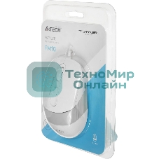 Мышь проводная A4Tech Fstyler FM10 белый/серый, 1600 dpi, USB, кнопки - 4
