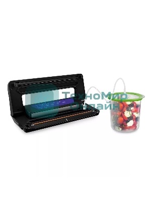 Вакуумный упаковщик Kitfort КТ-1528-1 110Вт черный/фиолетовый