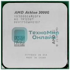 Процессор AMD Athlon 3000G Soc-AM4 3.5GHz OEM