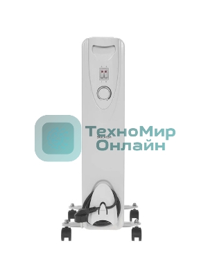 Обогреватель масляный Blackton Bt OH1111 (9 секций), белый, 2000 Вт, 20 м2, механический термостат