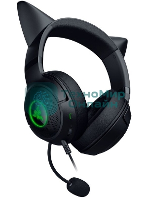 Гарнитура проводная Razer Kraken Kitty V2 - черный Headset черный