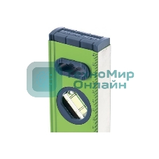 Уровень Сибртех алюминиевый УСМ-0,5-600, фрезерованный, 3 глазка, магнитный, рукоятки, 600 мм