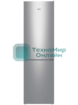 Холодильник Atlant ХМ-4626-181 серебристый двухкамерный 251/119л морозилка снизу