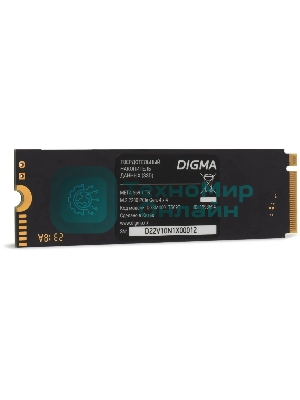 Накопитель SSD Digma Meta S69, 1ТБ, PCIe 4.0 x4, M.2 2280, NVMe, R/W 5200/4700