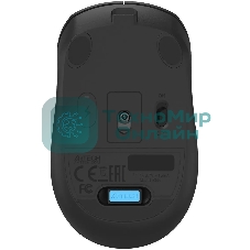 Мышь беспроводная A4Tech Fstyler FG15C Air2 черный, 1200 dpi, радиоканал, USB, кнопки - 3