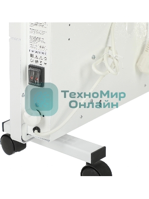 Конвектор электрический Domfy DCW-CH1015 белый, 1500 Вт, 20 м2, термостат