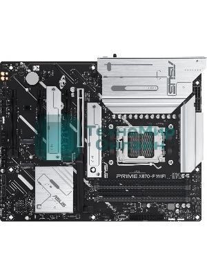 Материнская плата ASUS PRIME X870-P WIFI, AM5, AMD X870, 4xDDR5, 2xSATA, 4xM.2, 1xPCI-E 5.0 x16, 2xPCI-E 4.0 x1, 1xHDMI, 2xUSB-C, 1x 2.5Gb LAN, 4xUSB-A 3.2 Gen 1, 1xUSB-A 3.2 Gen 2, 4xUSB-A 2.0, 3x3.5 мм, 7.1, 1xWi-Fi 7, ATX
