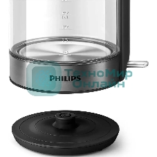 Чайник электрический Philips HD9339/80 1.7 л, 2200 Вт, прозрачный (корпус: стекло)