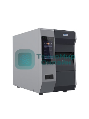 Принтер этикеток термотрансферный iDPRT iK4 Industrial 300 dpi, 254 мм/cек, Bluetooth, Ethernet, USB, серый
