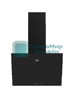 Вытяжка наклонная Beko BHCA69642BH черный, 60 см, 600 куб. м/ч, 69 дБ