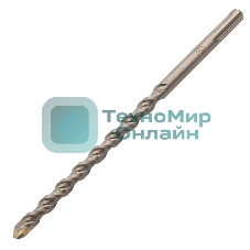 Бур по бетону Denzel двойная спираль, Cobalt W-tip, 12x210 мм, SDS PLUS