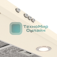 Вытяжка каминная Elikor Вента 90П-650-К3Д топленое молоко, 90 см, 650 куб. м/ч, 60 дБ